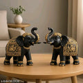 Elephant Statue. Elephant Decor Brings Good Luck, Health, Strength. Elephant Gifts for Women, Mom Gifts. Decorations Applicable Home, Office, Bookshelf TV Stand, Shelf, Living Roomsize- 23x9x20 cm