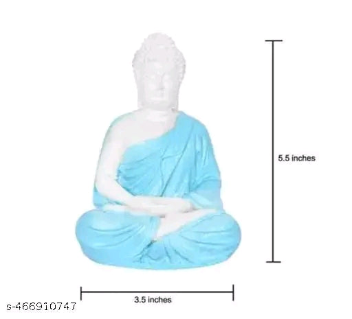 Meditation Buddha Murti For Home Decor Blue - Dopin