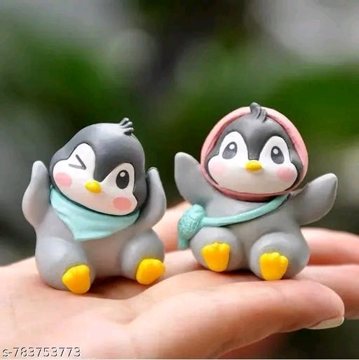 Cute Penguin Miniature &nbsp;Miniature Decor Items Set for Unique Gift,Home,Living Room,Office,Restaurant Decor,Military Showpiece,Perfect Valentine Decoration Item