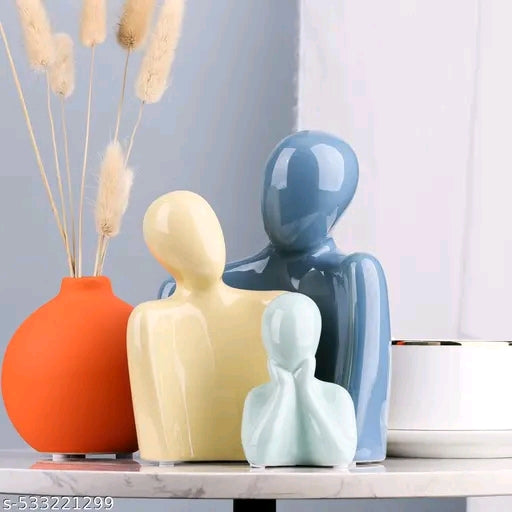 Father Mother Child Showpiece For Home Decoration Default Title