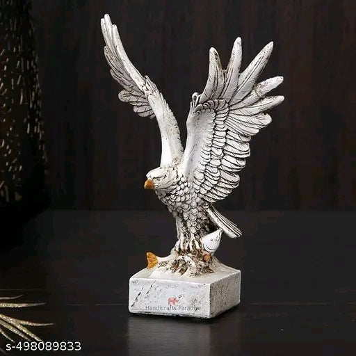 Diwam Handicrafts Wings of Triumph – Majestic Handcrafted Eagle Showpiece | Symbol of Power, Freedom & Success | Home & Office Decor