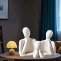 Father Mother Child Showpiece For Home Decoration Default Title