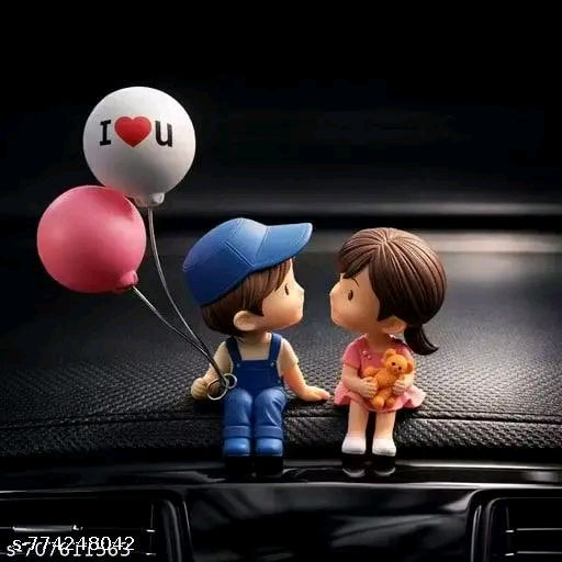 Cute Love Couple Car Decor – Romantic Couple with Balloon Plastic Dashboard Ornament & Desk Decoration Showpiece | Multicolor Car Interior Accessory
Name: Cute Love Couple Car Decor – Romantic Couple with Balloon Plastic Dashboard Ornament & Desk Decorati