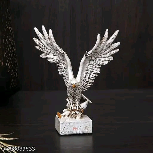 Diwam Handicrafts Wings of Triumph – Majestic Handcrafted Eagle Showpiece | Symbol of Power, Freedom & Success | Home & Office Decor