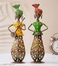 Metal Musician Set of Two Table Decorative Showpiece